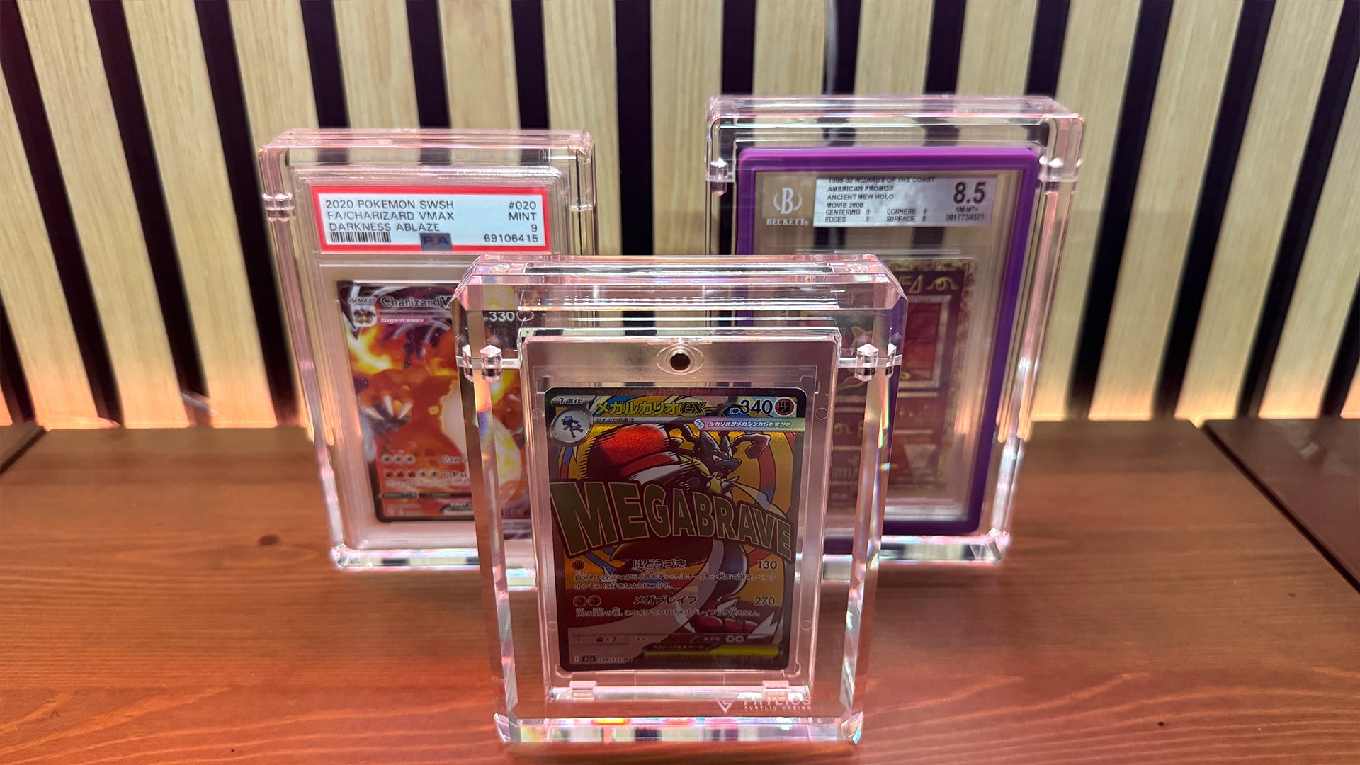 Acryl Case - 1-kaart acryl houder acryl blok