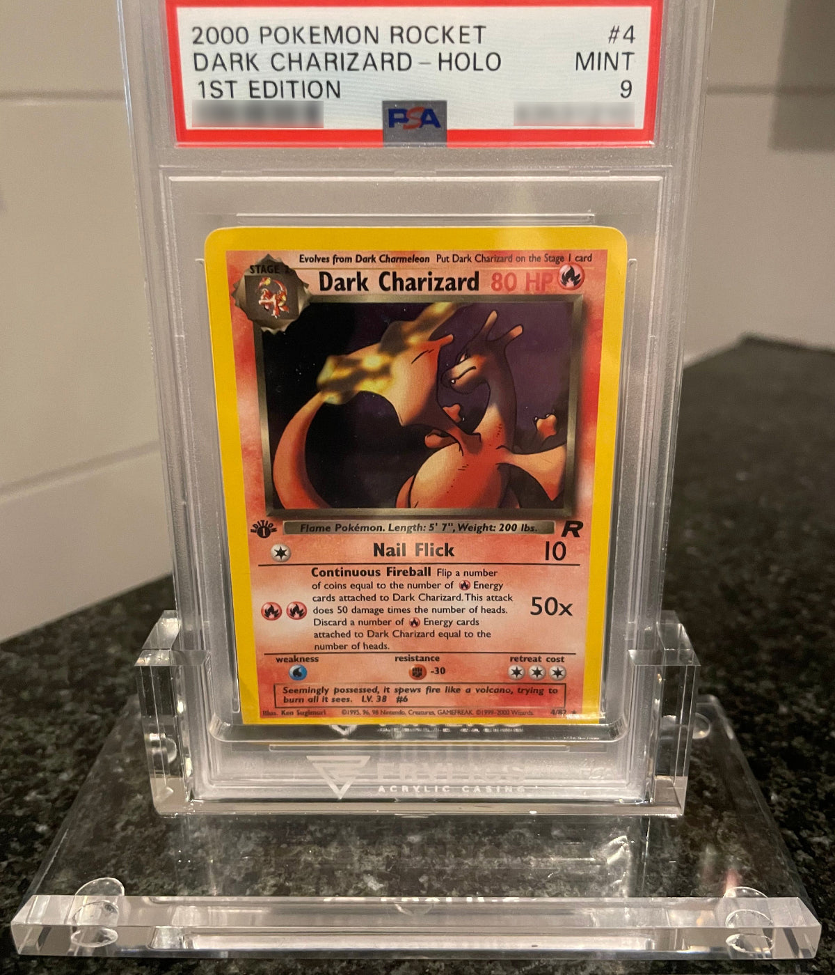 Klantfoto acryl slab stand