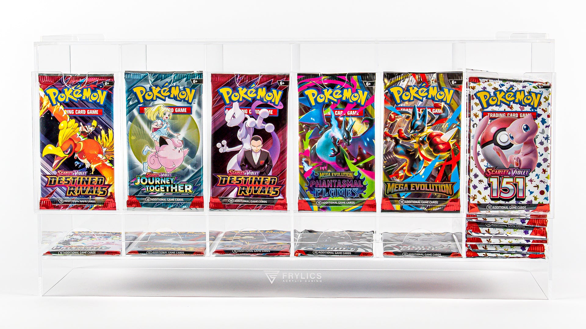 Acryl Case - Booster pack dispenser 6-slot