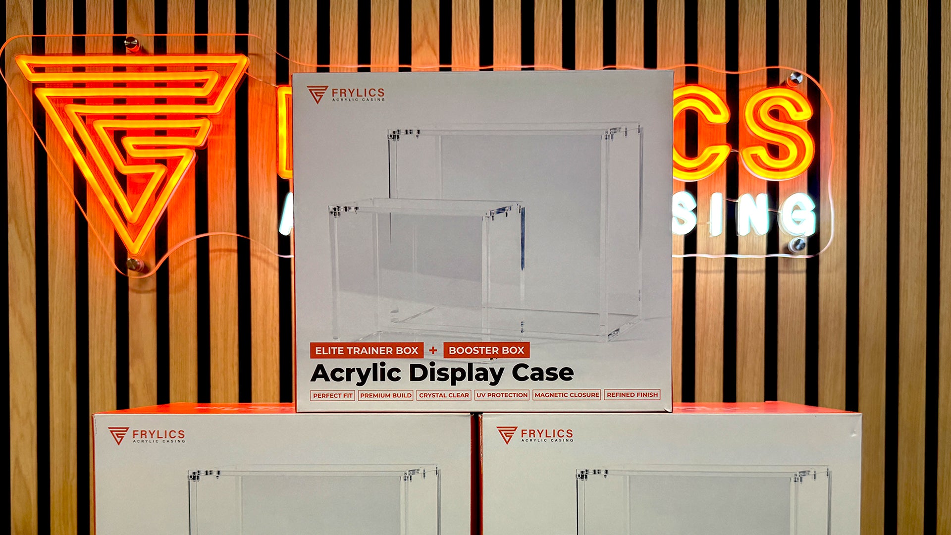Acrylic Case bundle - Pokémon Elite Trainer Box + Booster Box