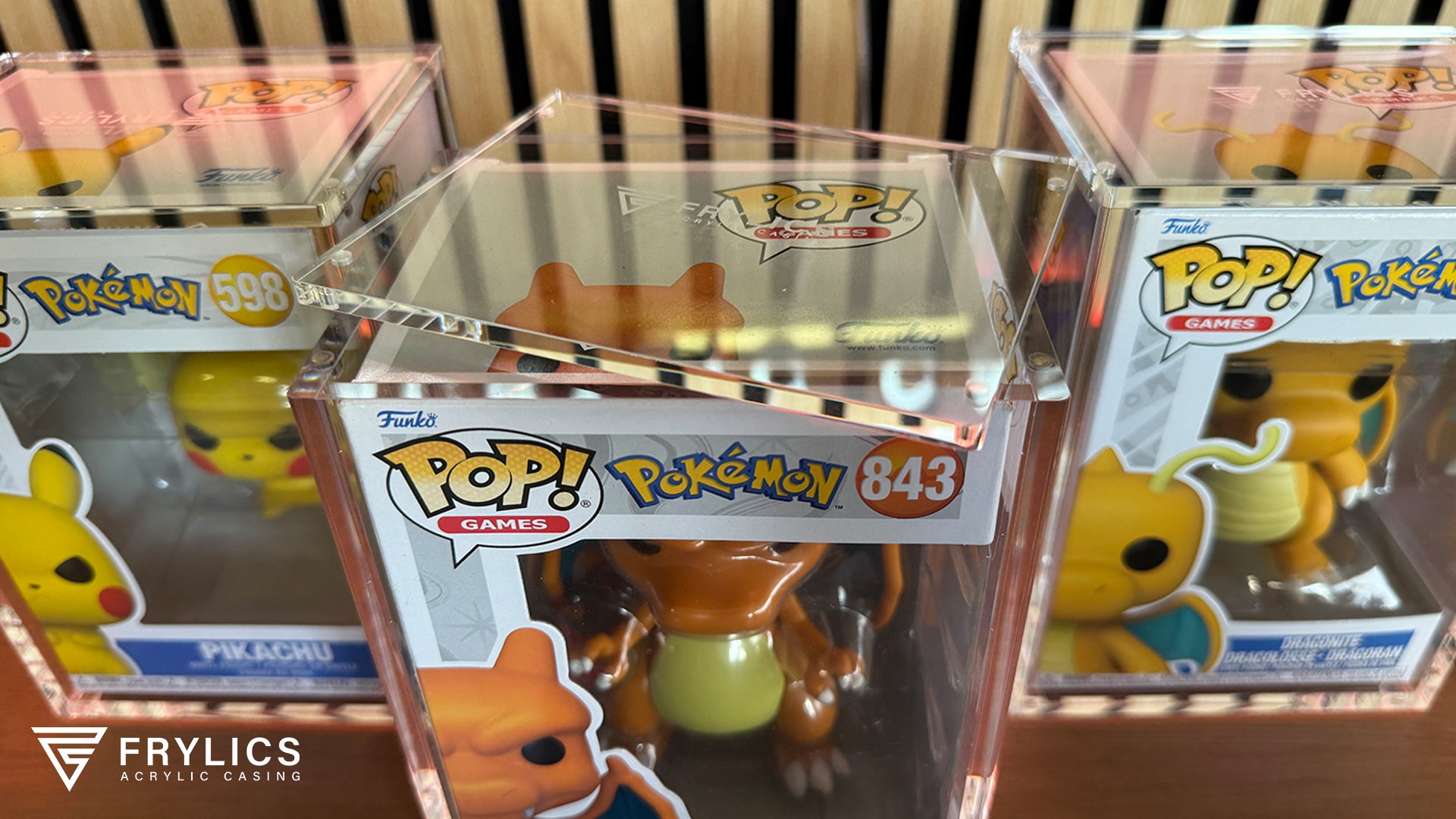 Frylics acryl case voor Funko Pop close up totaal