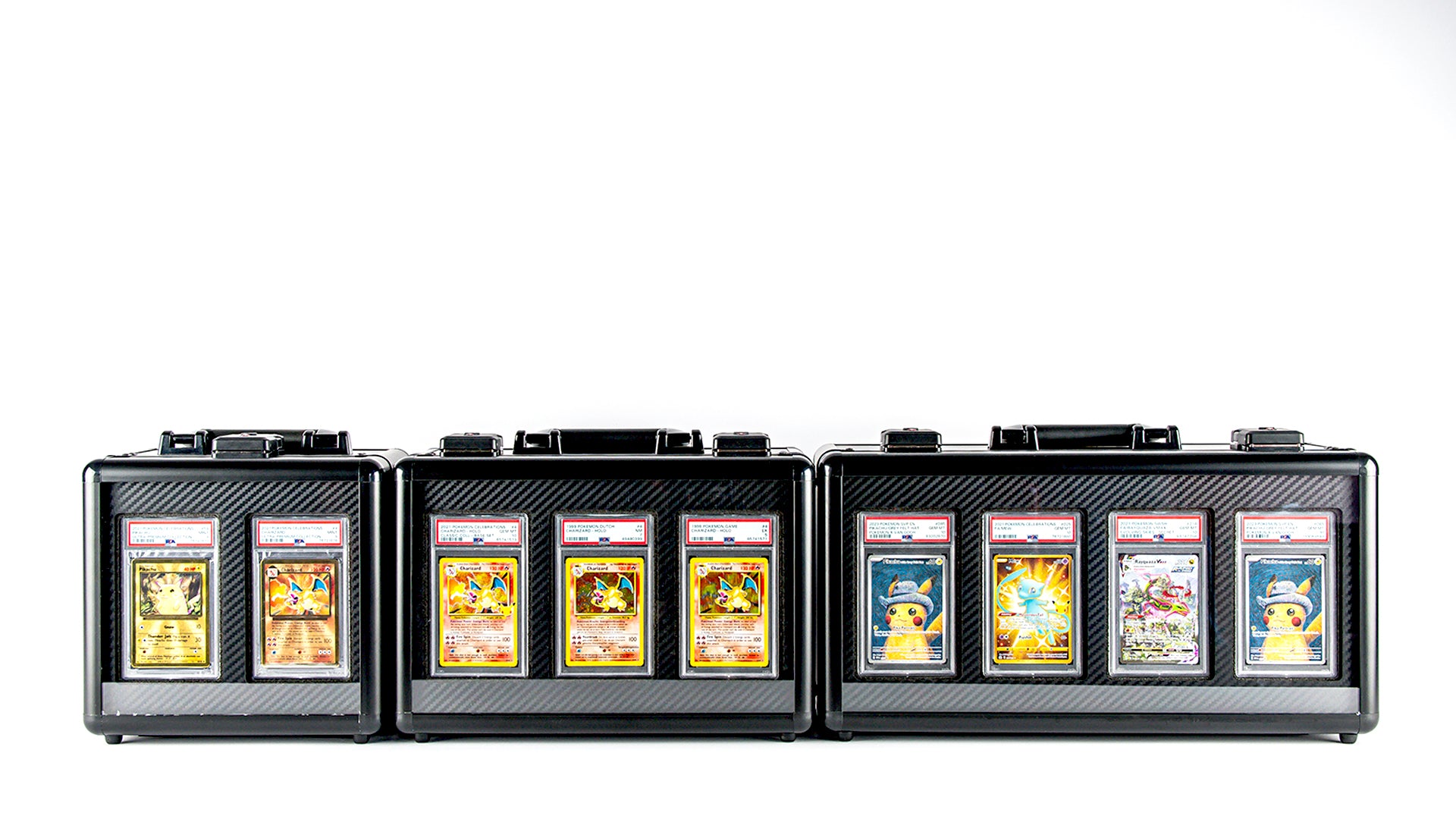 Graded card slab koffer 4' Display
