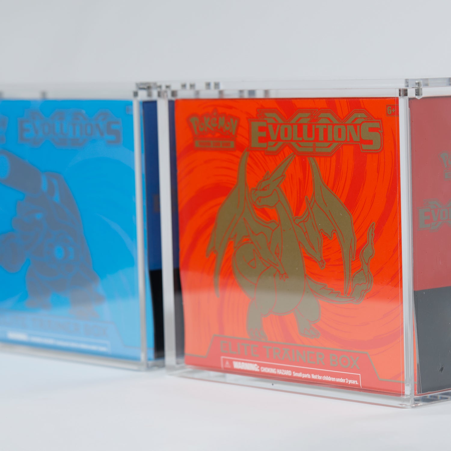 2 Elite Trainer Box acryl cases Pokemon