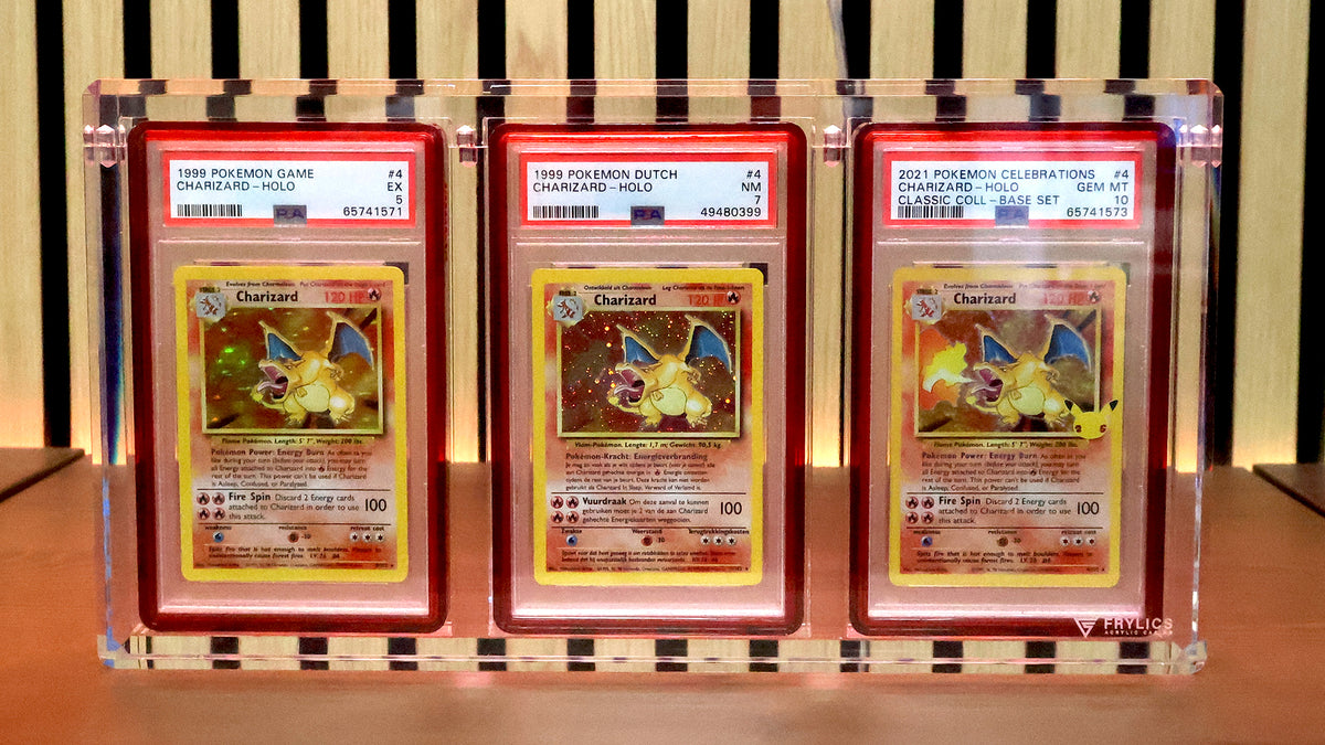 Acryl Case - PSA 3-slot acryl blok voor GradedGuard