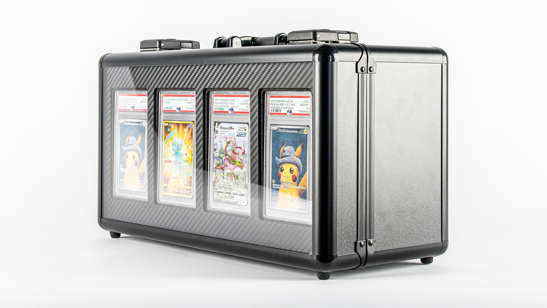 Graded card bib case 4' Display