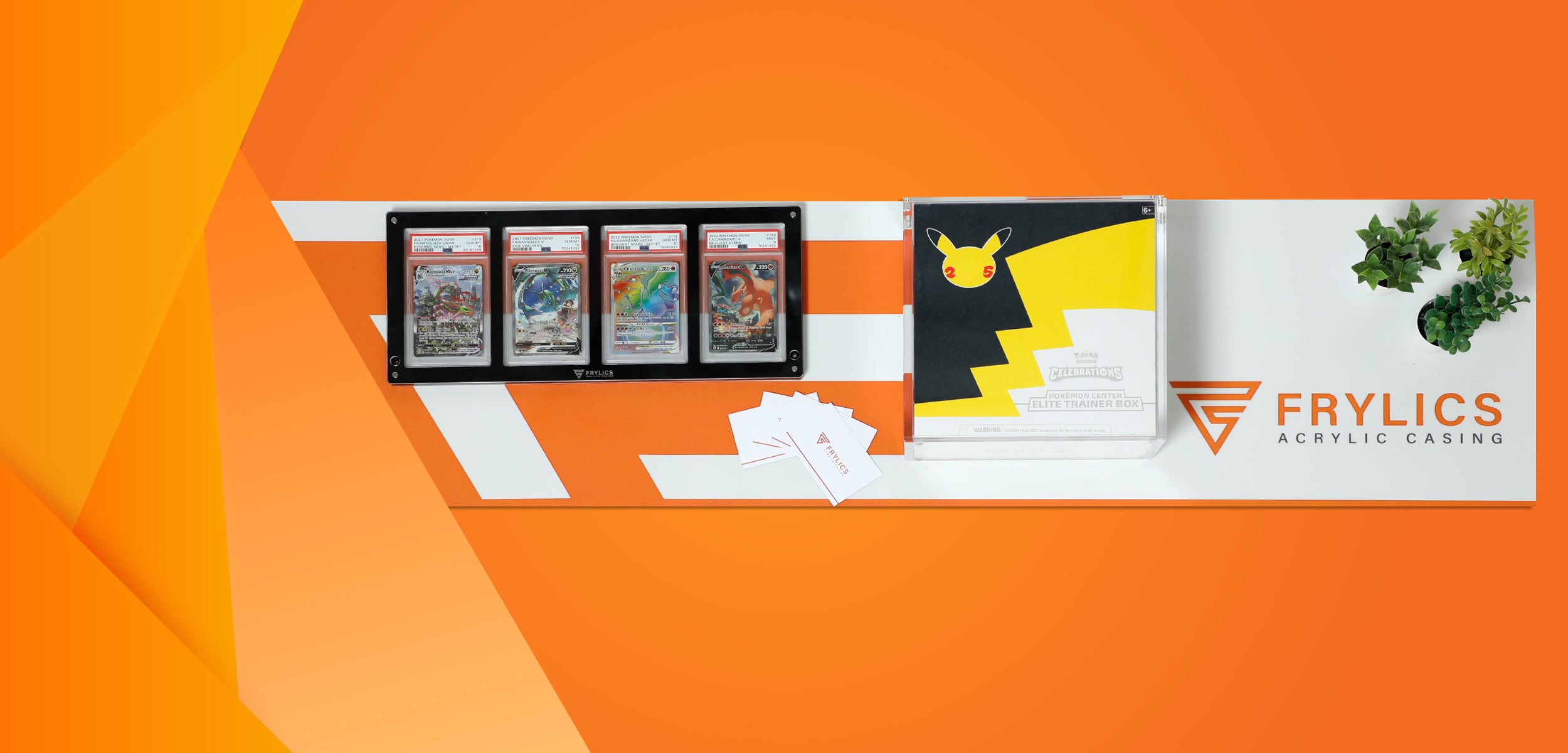 Frylics sfeerfoto met acryl cases