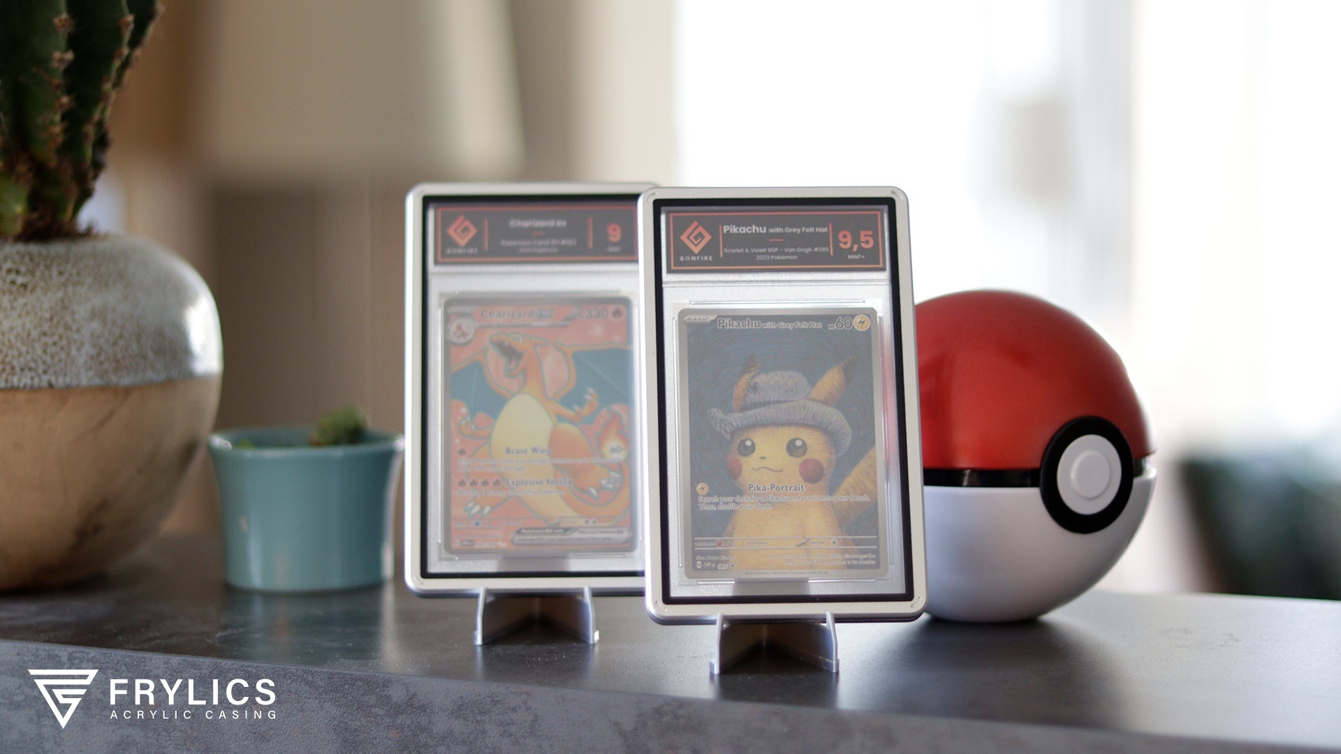 Aluminium PSA Graded Card Case - Frylics - Aluminium PSA Graded Card Case