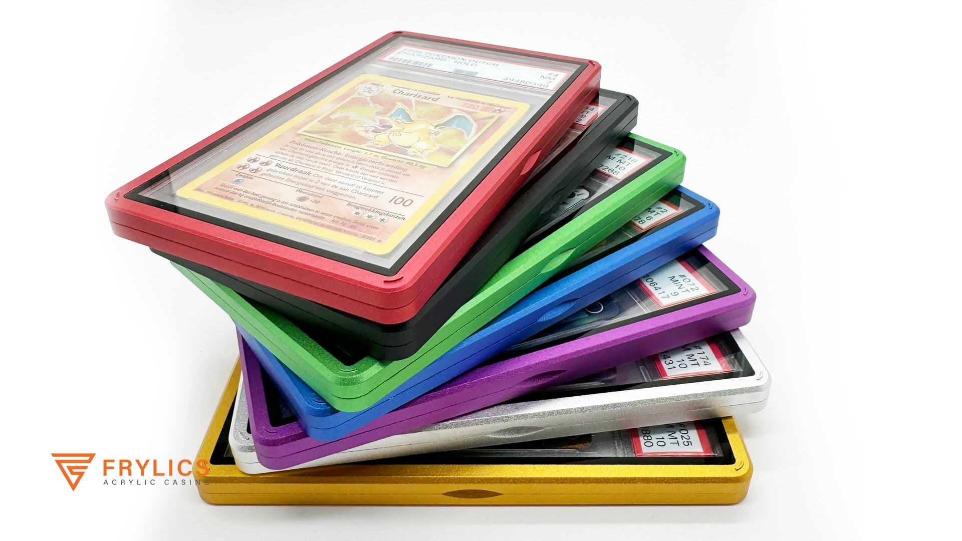 Aluminium PSA Graded Card Case - Frylics - Aluminium PSA Graded Card Case