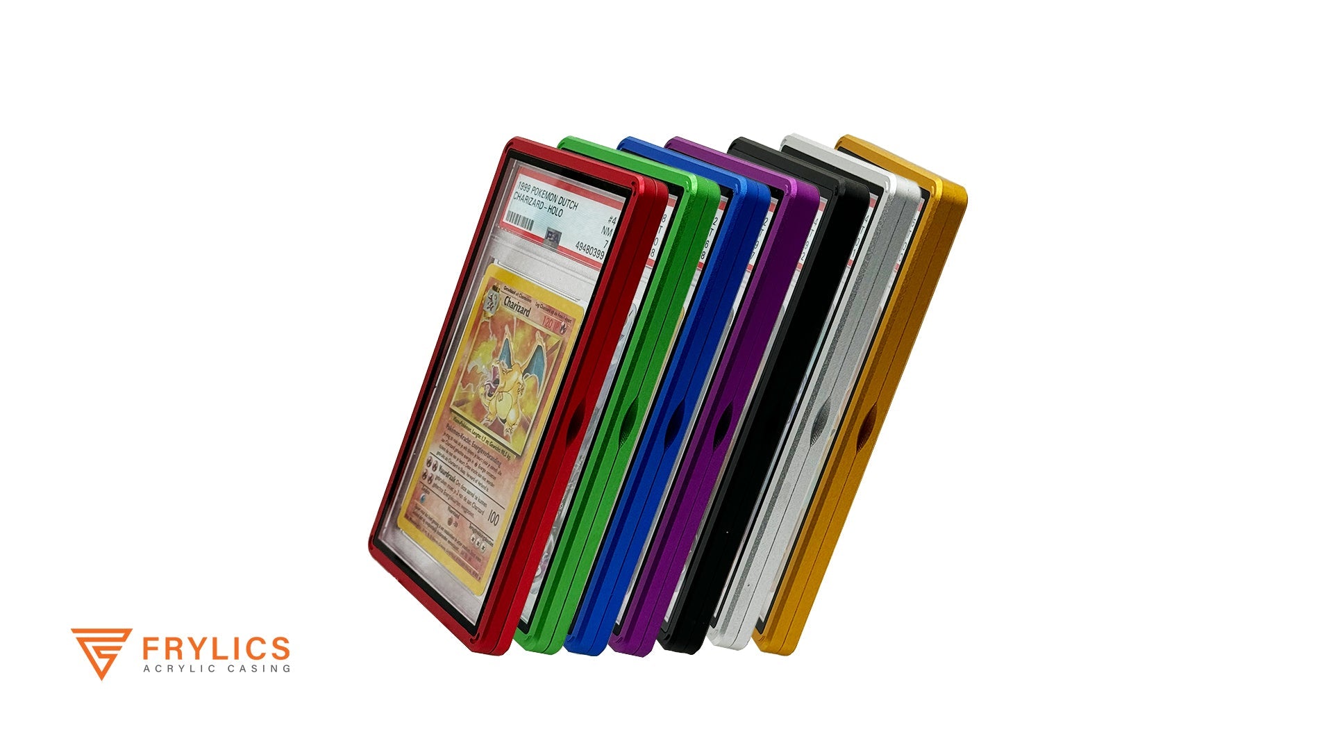 Aluminium PSA Graded Card Case - Frylics - Aluminium PSA Graded Card Case
