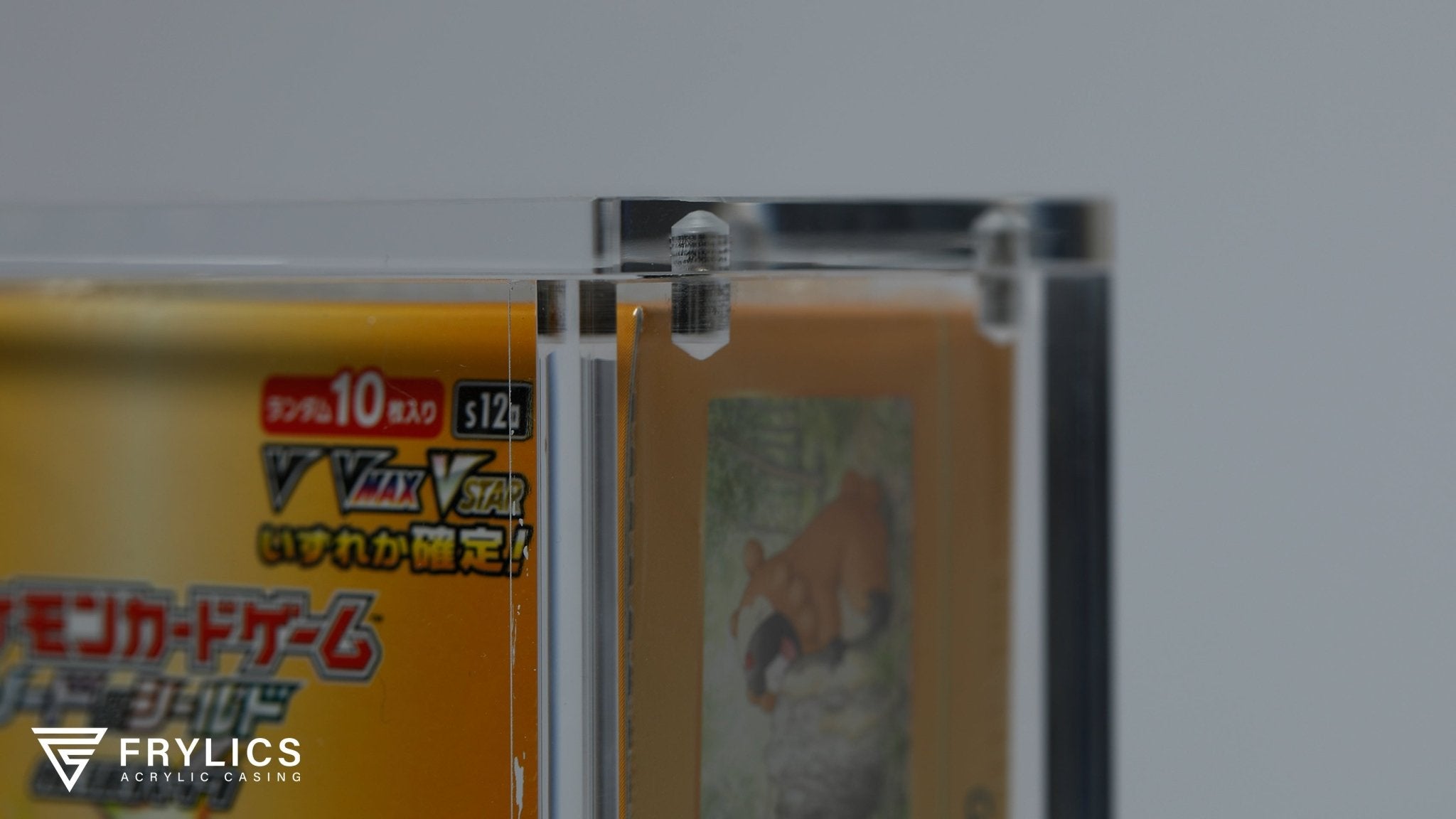 Booster Box (BB) Japans klein - Pokémon acryl case - Frylics - Pokemon Japans Booster Box klein acryl case hoek