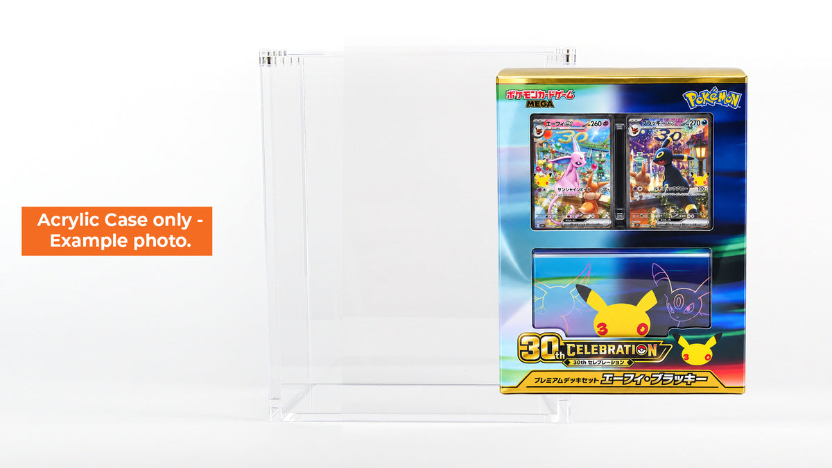 Acrylic Case – Pokémon 30th Celebration Espeon ex and Umbreon ex Premium Deck Set