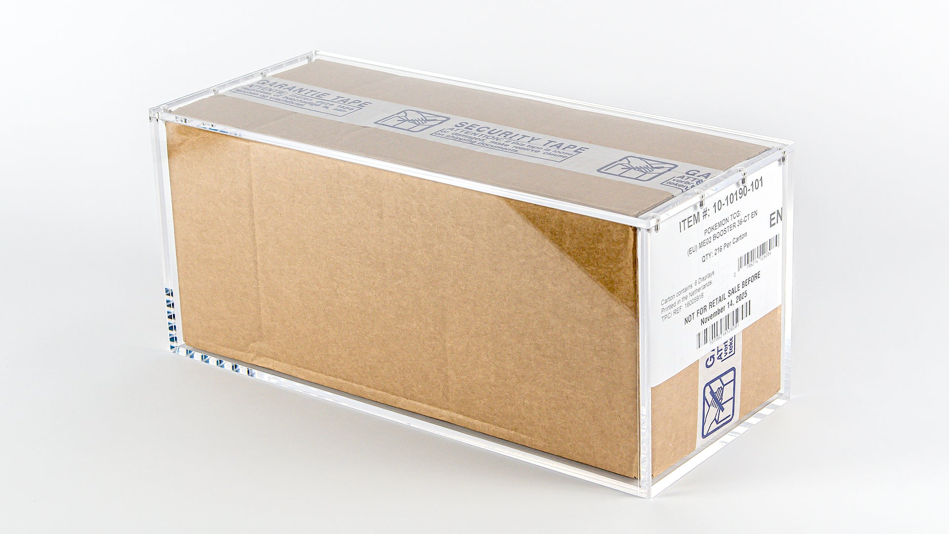 Acryl Case - Pokémon Booster Box case (EU/NL)