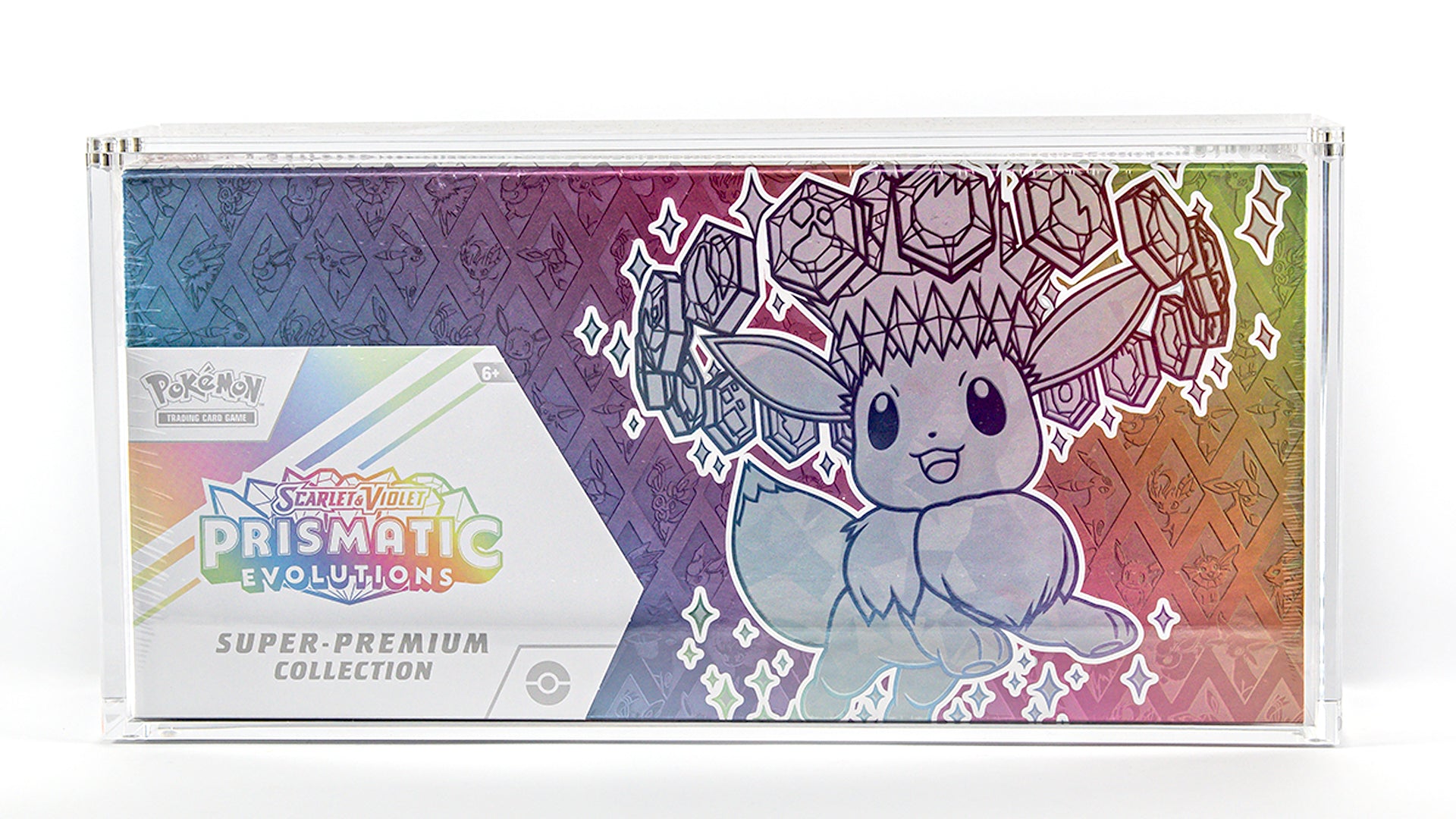 Pokémon Prismatic Evolutions Super-Premium Collection (SPC) - Acrylic Case
