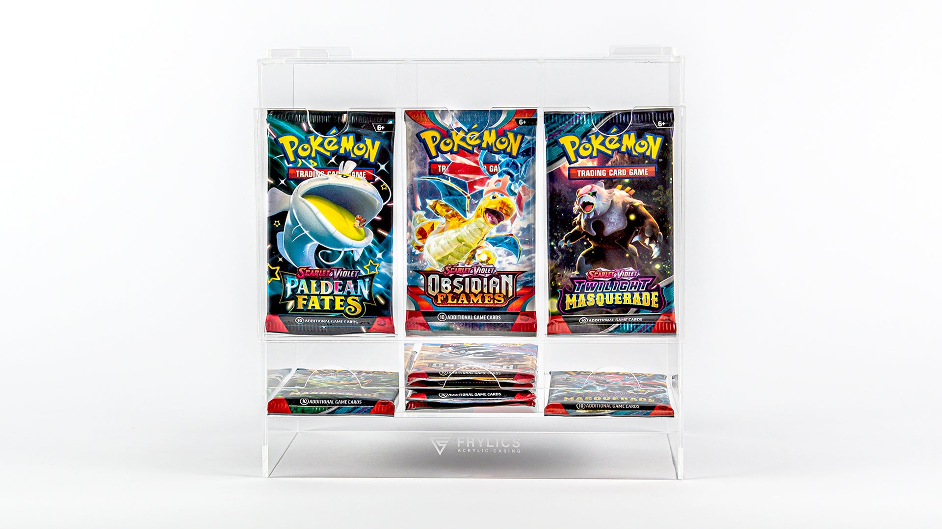Acrylic Case - Booster pack dispenser 3-slot