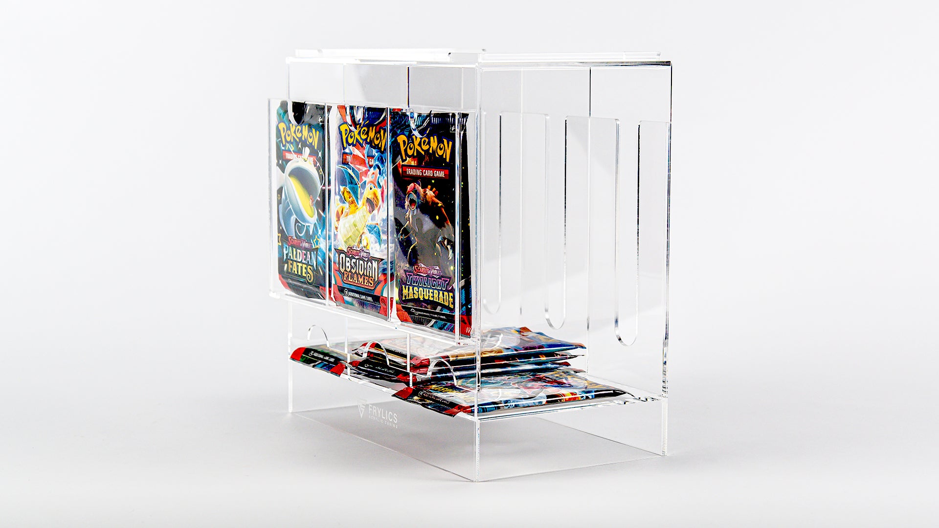 Acrylic Case - Booster pack dispenser 3-slot