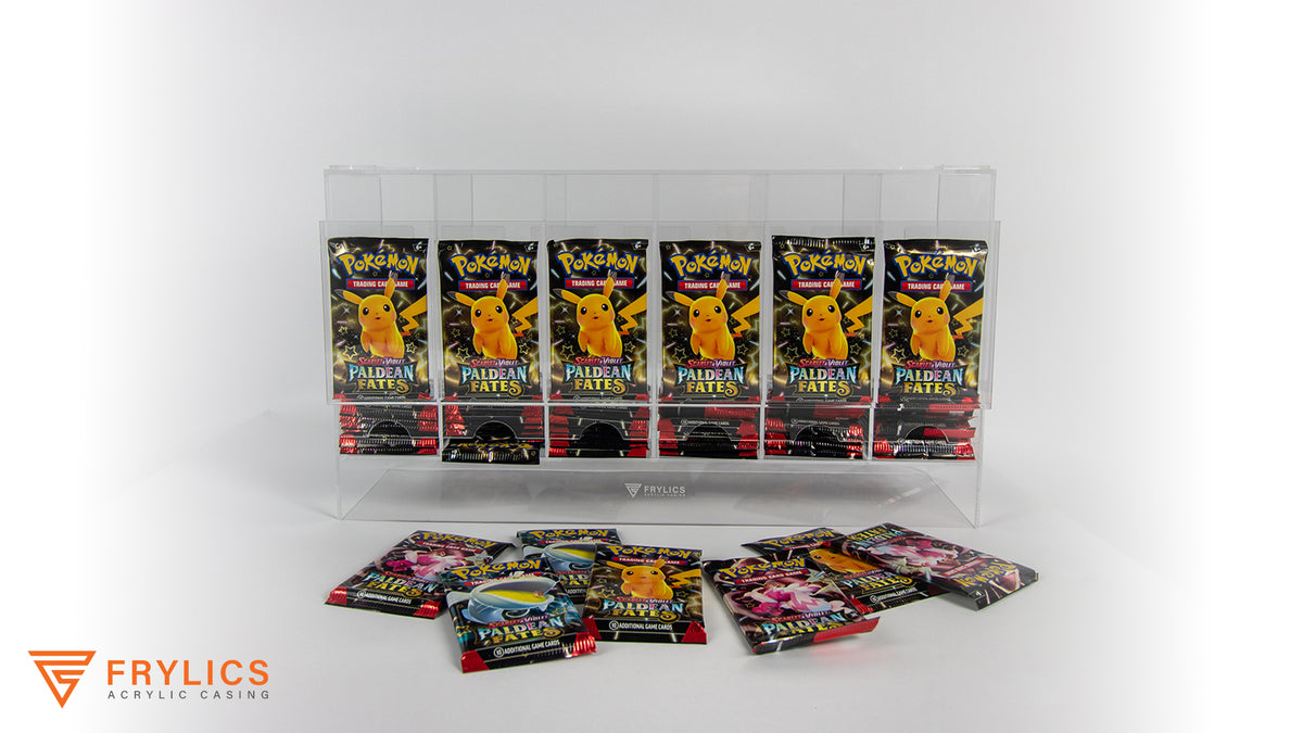 Acrylic Case - Booster pack dispenser 6-slot | Frylics.nl