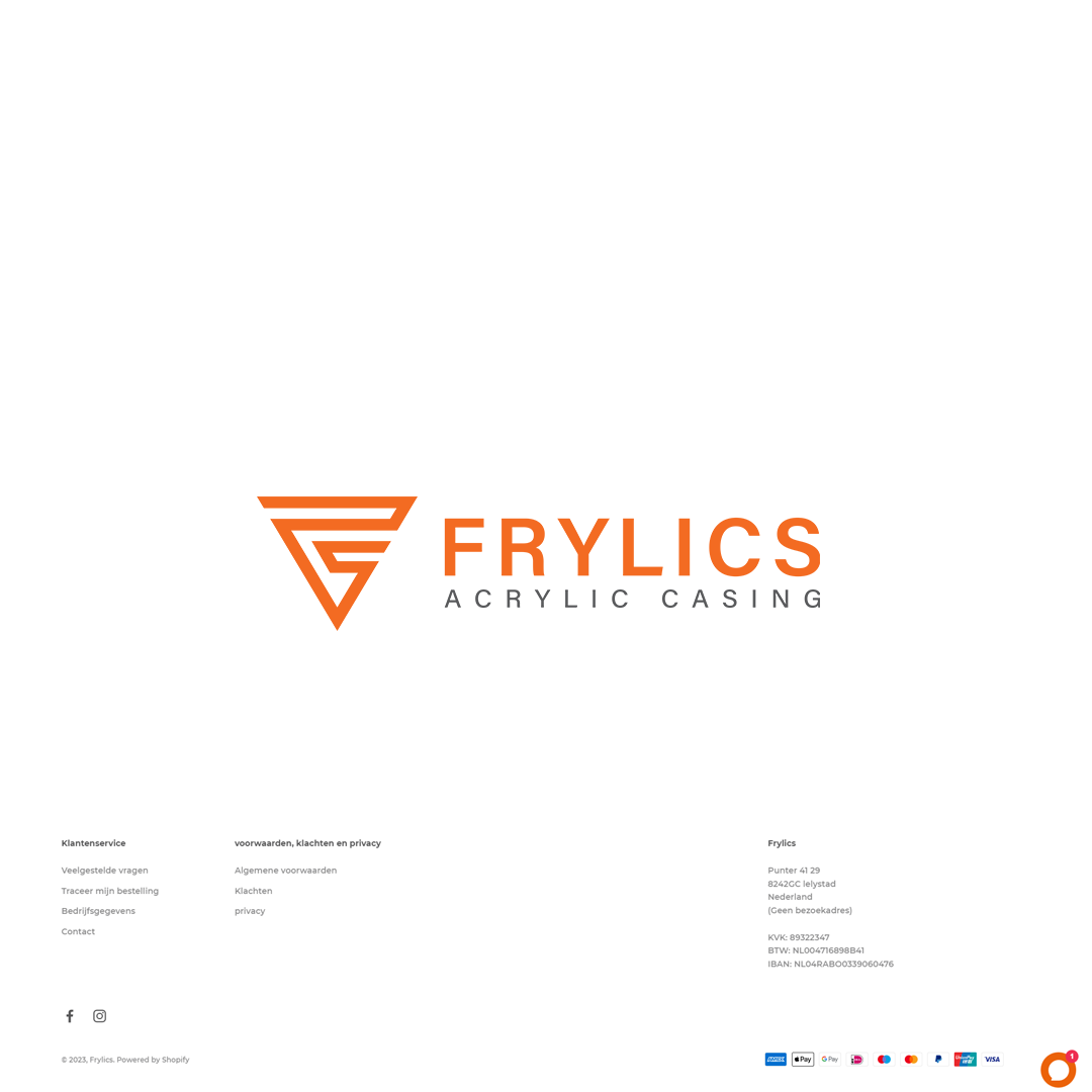 Frylics Webshop