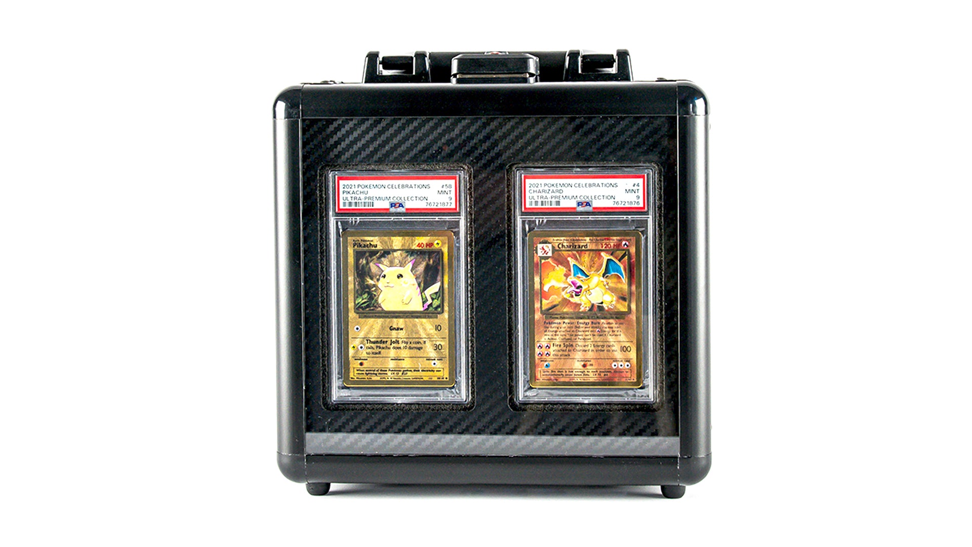 Graded card slab koffer 2' Display