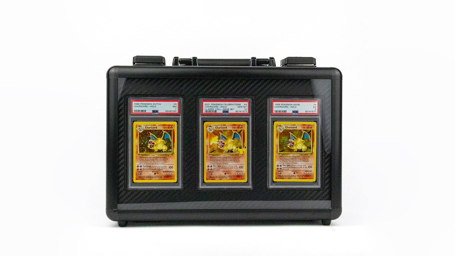 Graded card slab koffer 3' Display