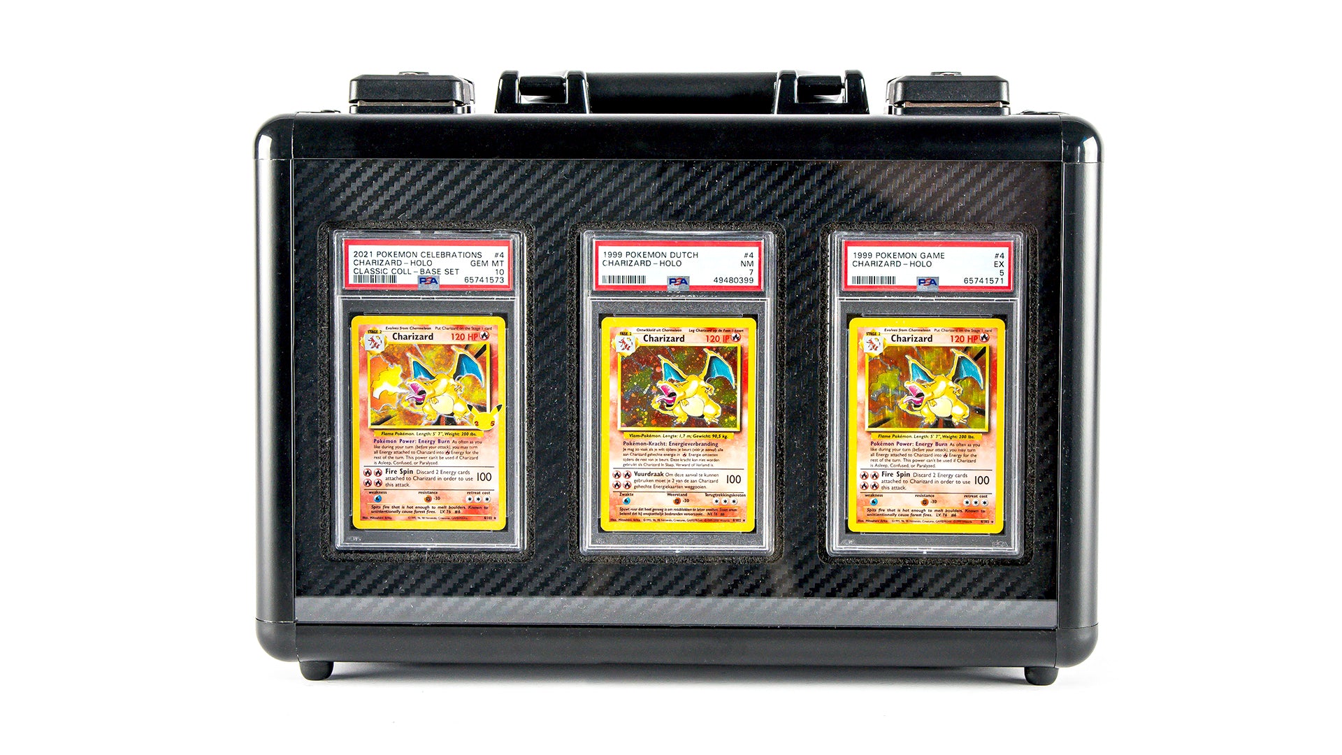 Graded card bib case 3' Display