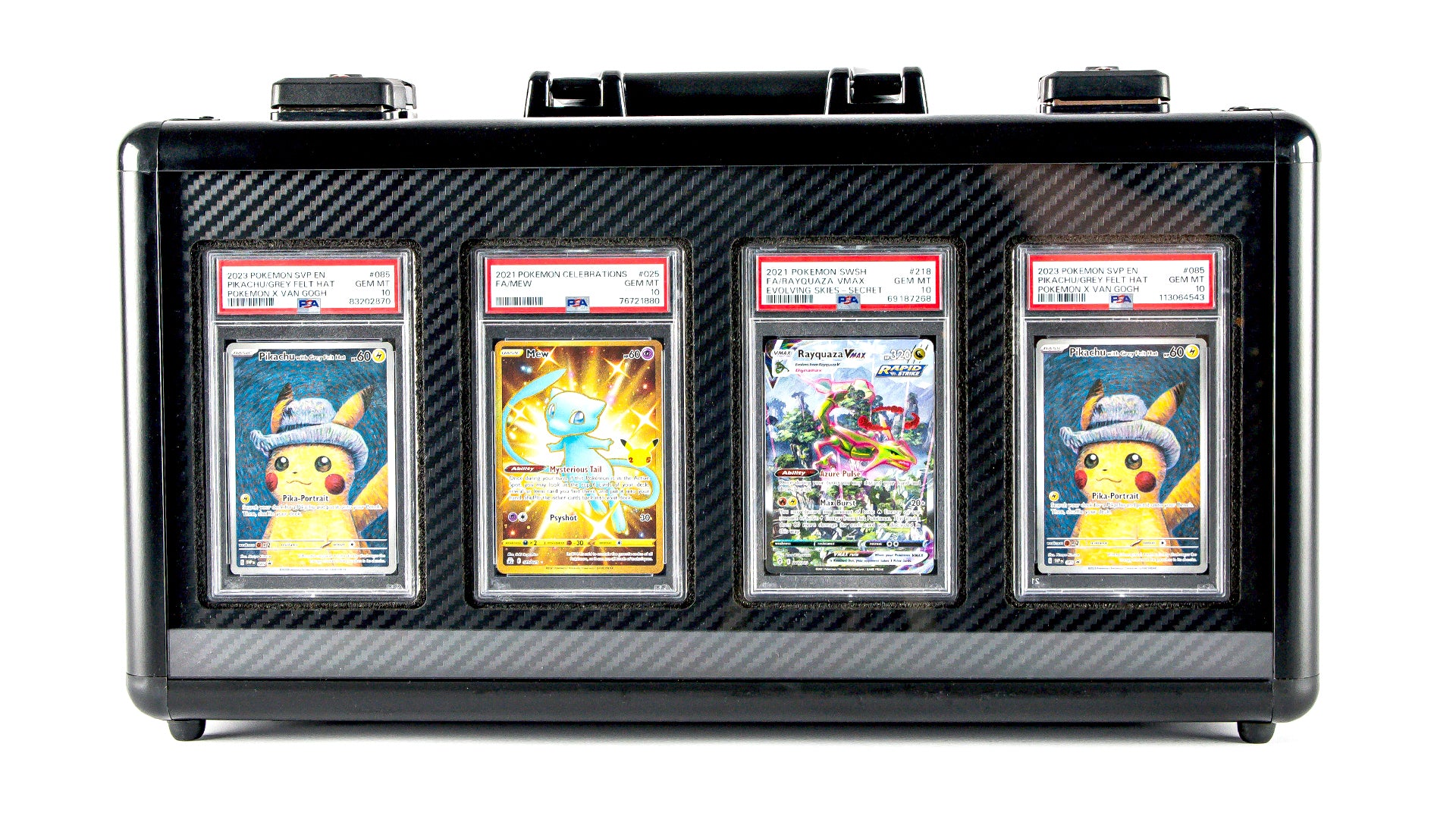 Graded card slab koffer 4' Display
