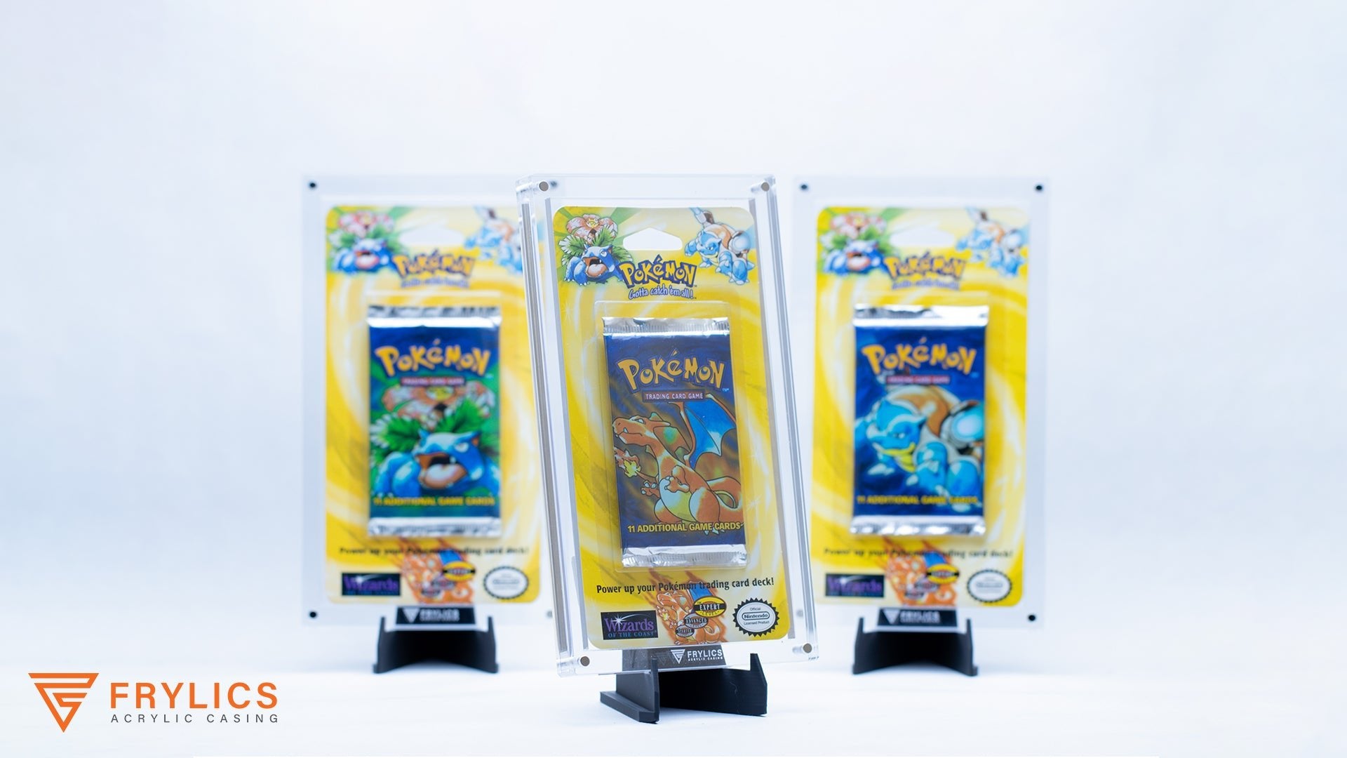 Blister WOTC / EX - Pokémon acryl case - Frylics - Blister WOTC / EX - Pokémon acryl case