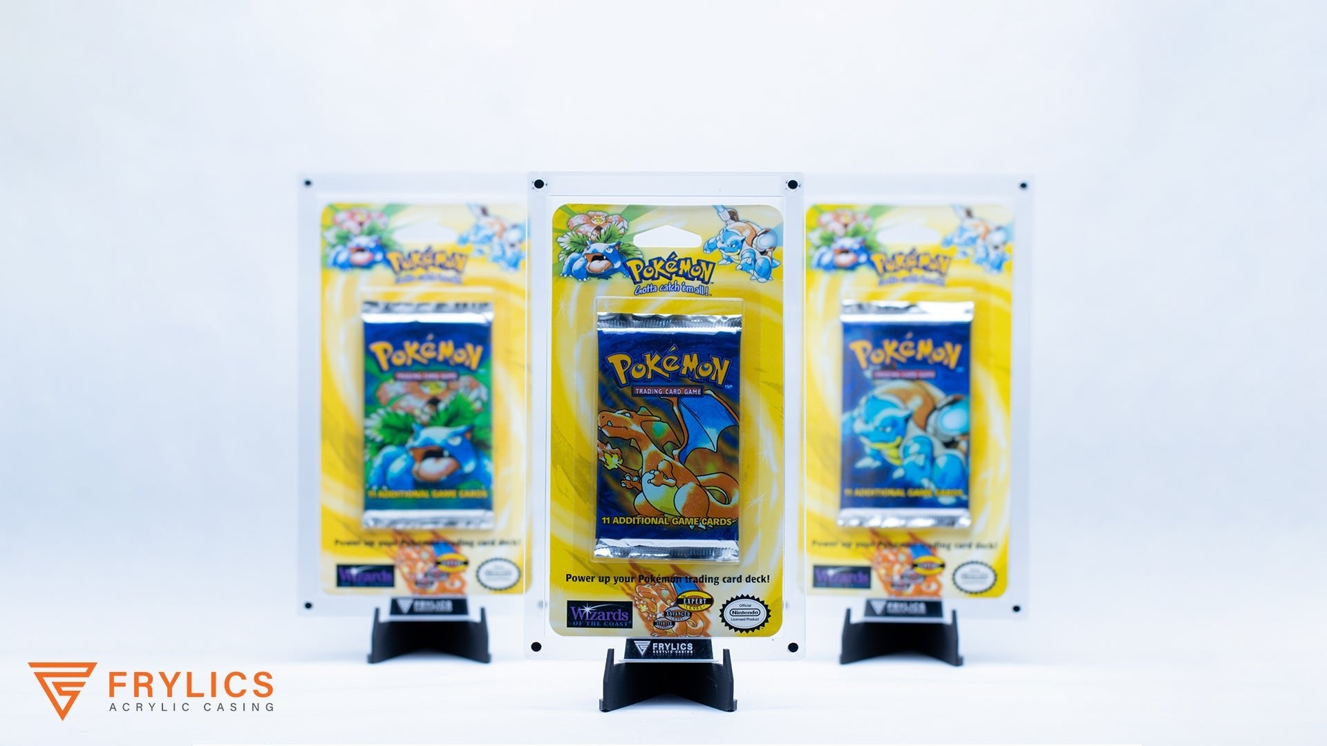 Blister WOTC / EX - Pokémon acryl case - Frylics - Blister WOTC / EX - Pokémon acryl case