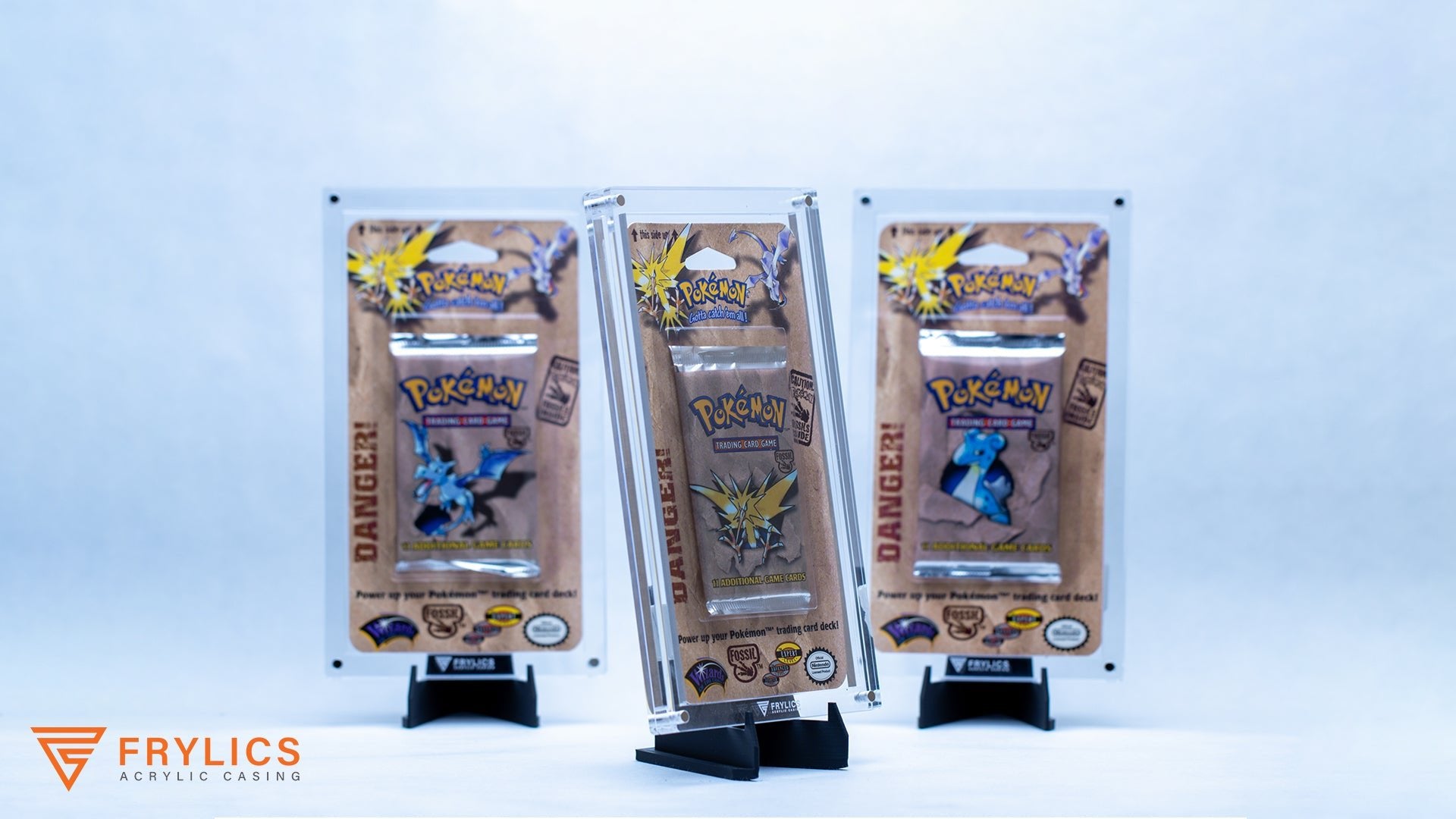 Blister WOTC / EX - Pokémon acryl case - Frylics - Blister WOTC / EX - Pokémon acryl case