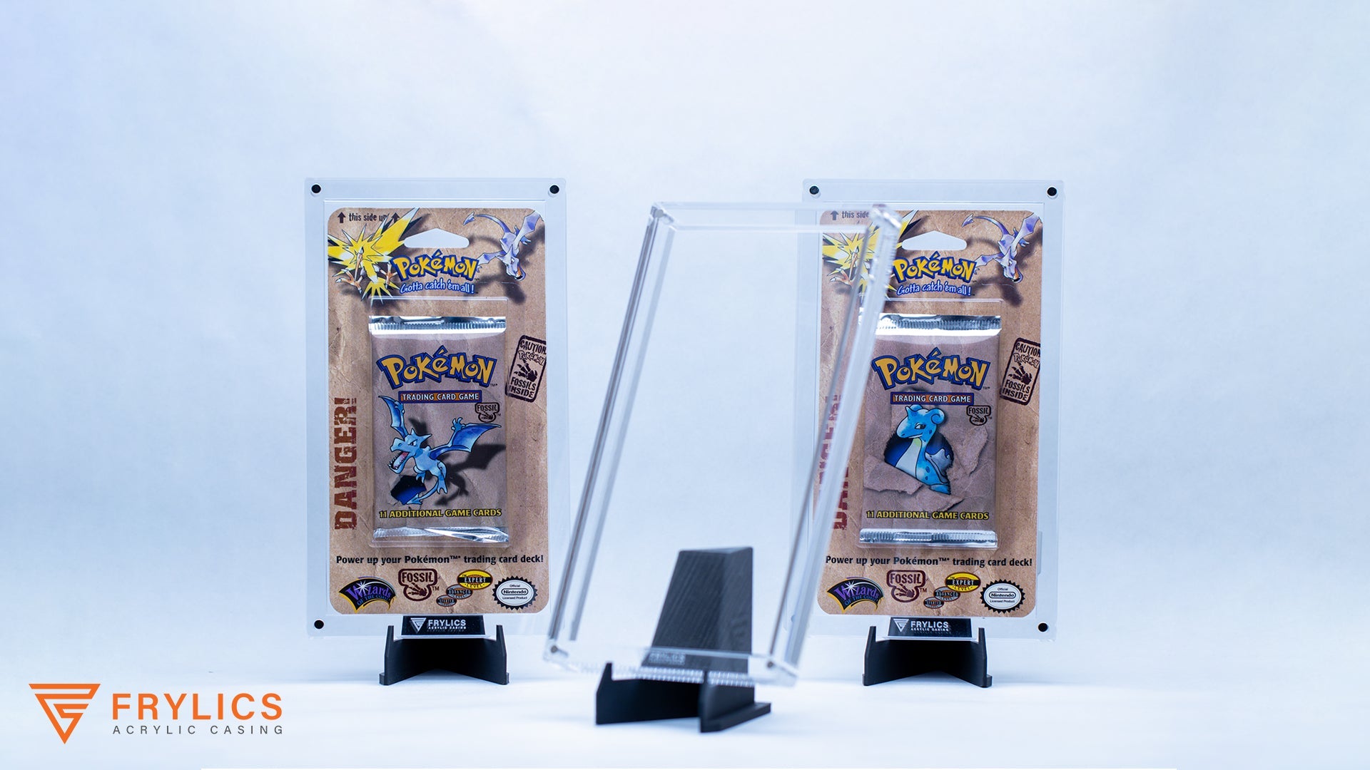 Blister WOTC / EX - Pokémon acryl case - Frylics - Blister WOTC / EX - Pokémon acryl case