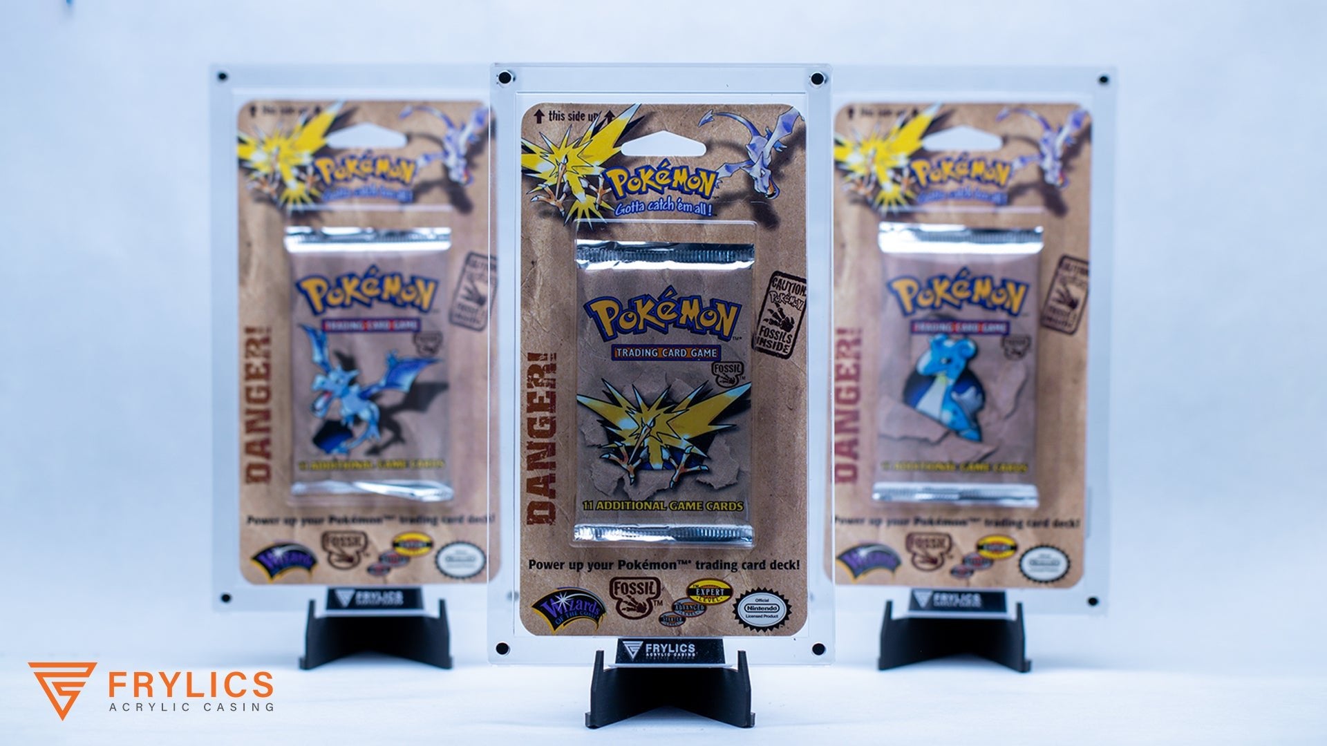 Blister WOTC / EX - Pokémon acryl case - Frylics - Blister WOTC / EX - Pokémon acryl case