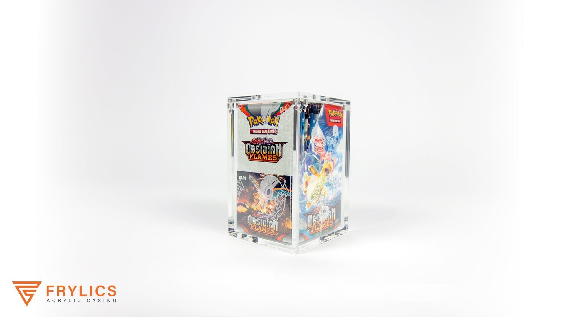 Booster Box half 18 - packs (BB) - Pokémon acryl case - Frylics - Booster Box half 18 - packs (BB) - Pokémon acryl case