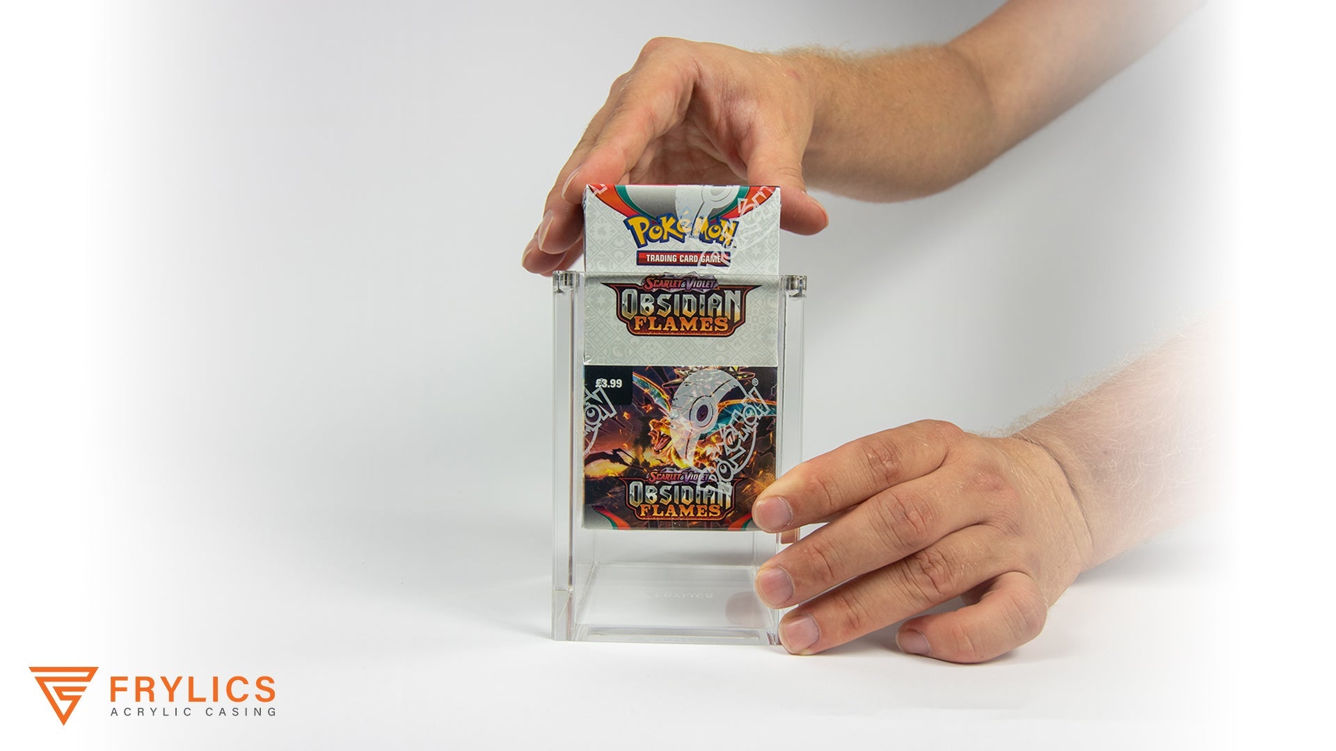 Booster Box half 18 - packs (BB) - Pokémon acryl case - Frylics - Booster Box half 18 - packs (BB) - Pokémon acryl case