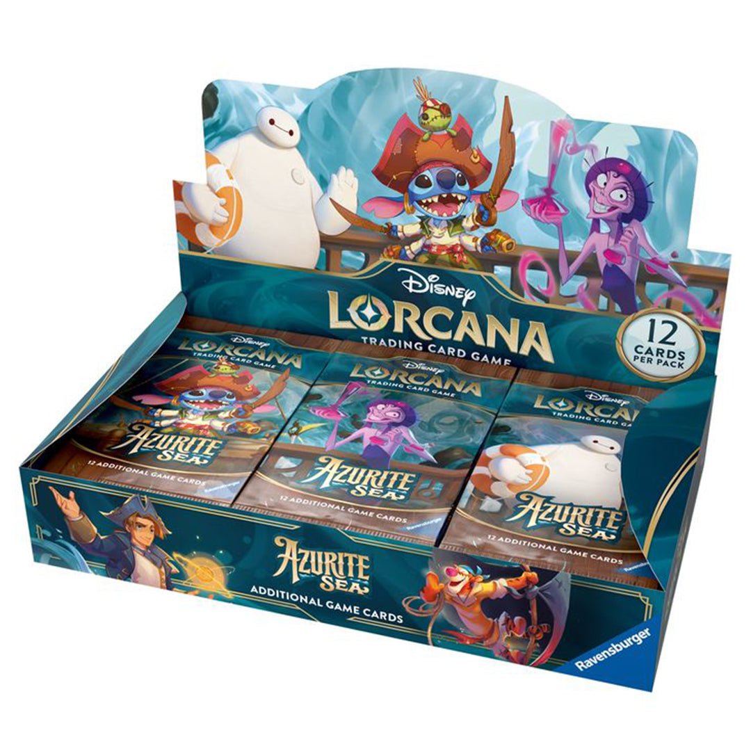 Disney Lorcana Azurite Sea Booster Box - Frylics - Disney Lorcana Azurite Sea Booster Box