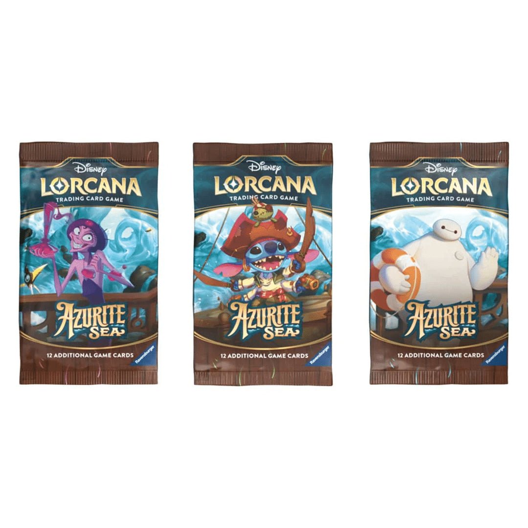 Disney Lorcana Azurite Sea Booster Box - Frylics - Disney Lorcana Azurite Sea Booster Box