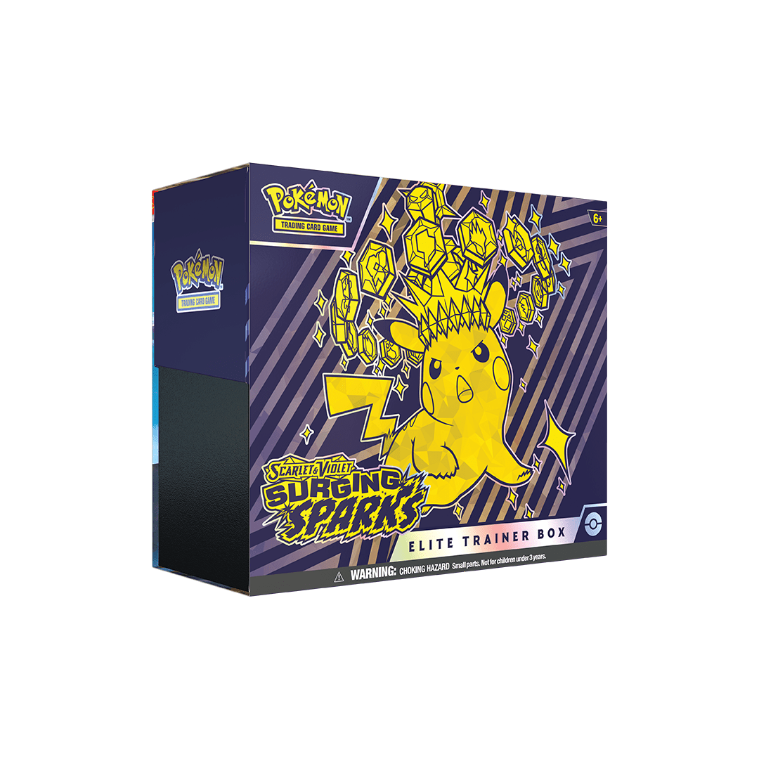 Pokémon Scarlet & Violet Surging Sparks Booster Box Elite Trainer Box - Frylics - Pokémon Scarlet & Violet Surging Sparks Booster Box Elite Trainer Box