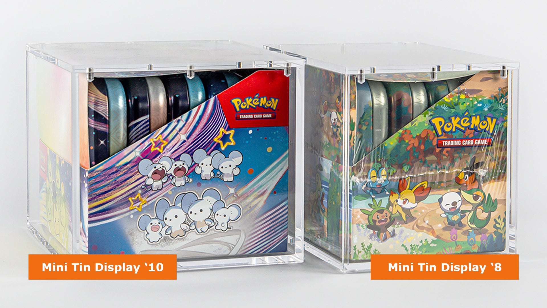 Pokémon Mini Tin Display Case '8 - Acrylic Case