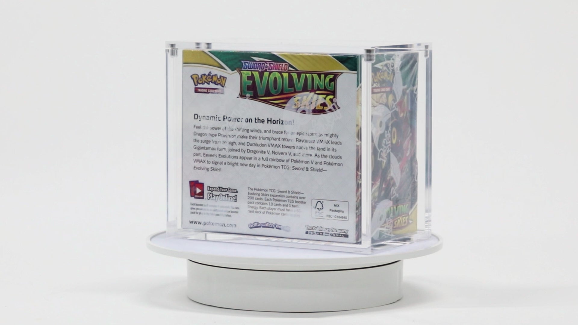 Pokemon Booster Box acryl case video