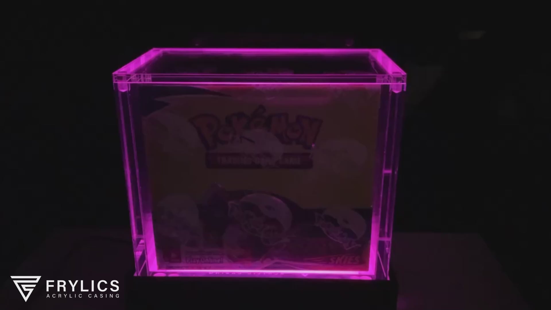 Pokemon Booster Box LED base verlichting video