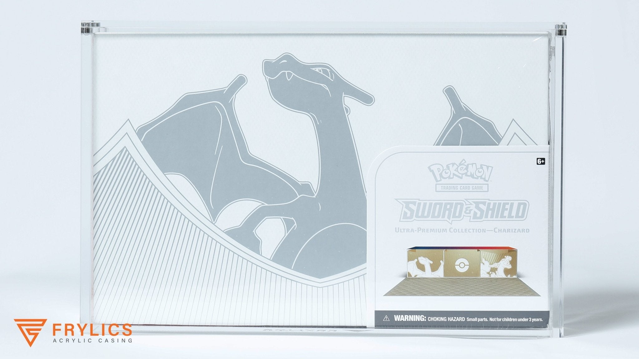 Ultra-Premium Collection Charizard (UPC) - Pokémon acryl case - Frylics - UPC Ultra Premium Collection Charizard Acryl case